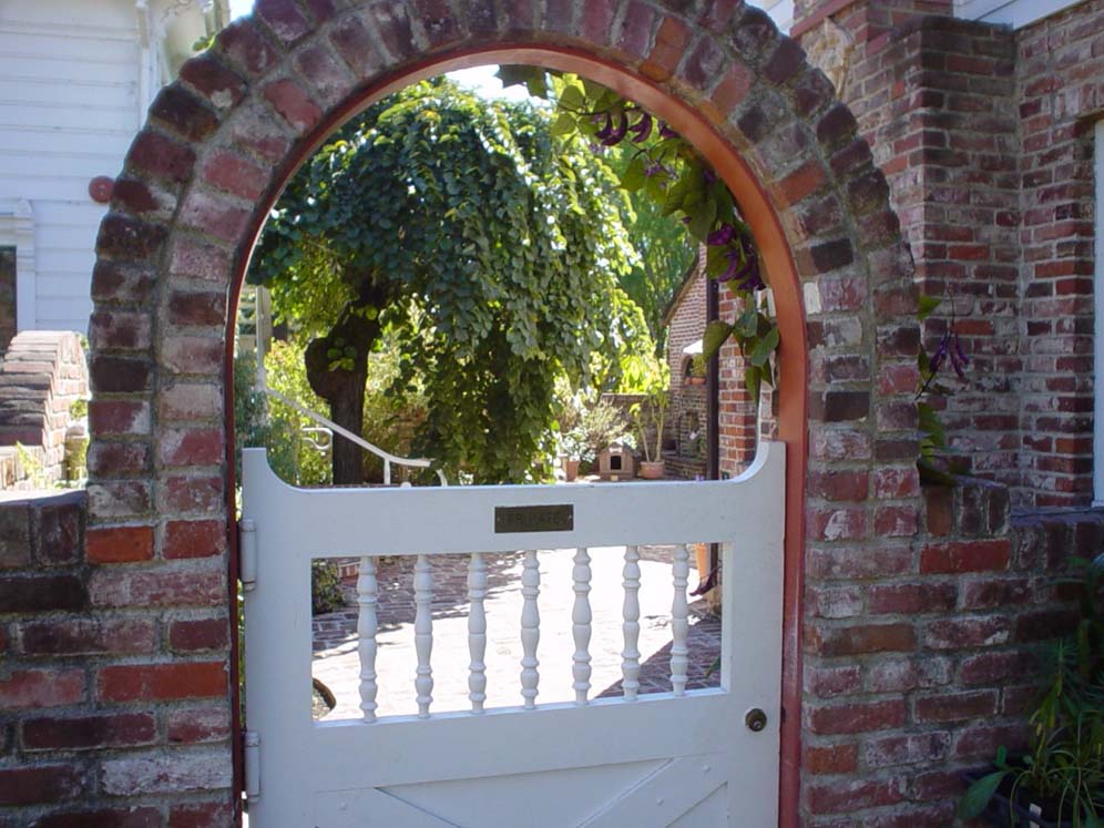 Brick Arch Gate